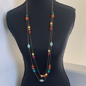 Elegant Multicolor Beaded Necklace